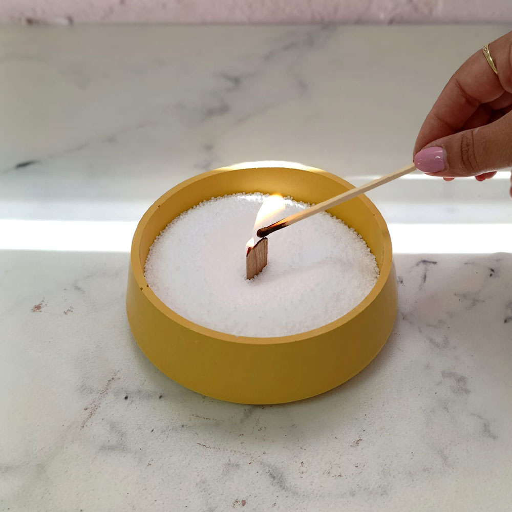 יצירת קערה מעוצבת לנר